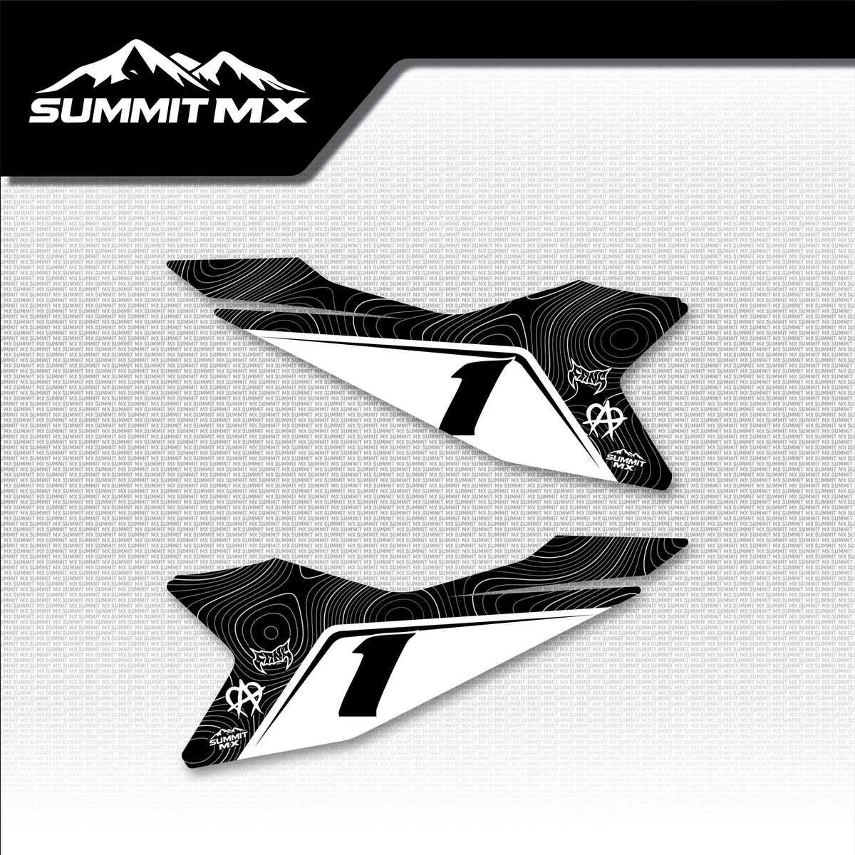 Topographical Decal for Altis Delta Side Number Plates