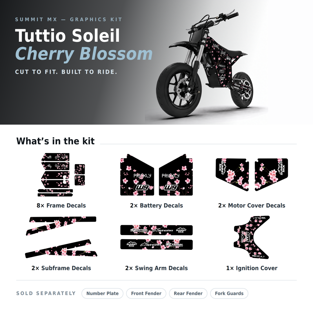 Cherry Blossom Tuttio Soleil Graphics Kit