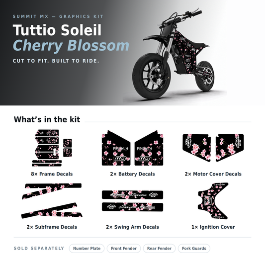 Cherry Blossom Tuttio Soleil Graphics Kit, view 2