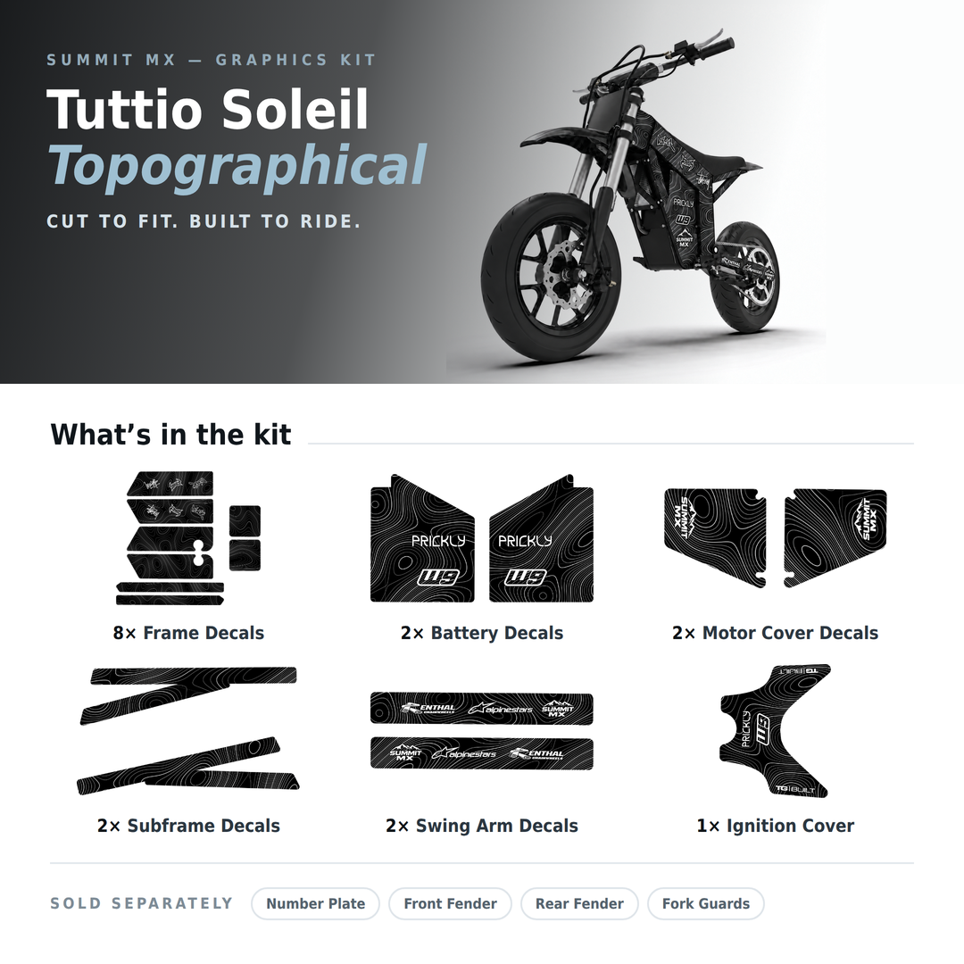 Topographical Tuttio Soleil Graphics Kit