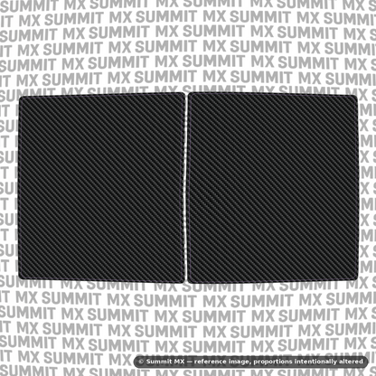Surron Ultra Bee battery decal in carbon fiber colorway — Summit MX
