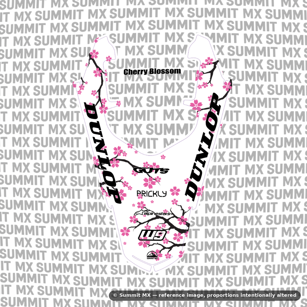 Surron Ultra Bee rear fender decal in cherry blossom — Summit MX