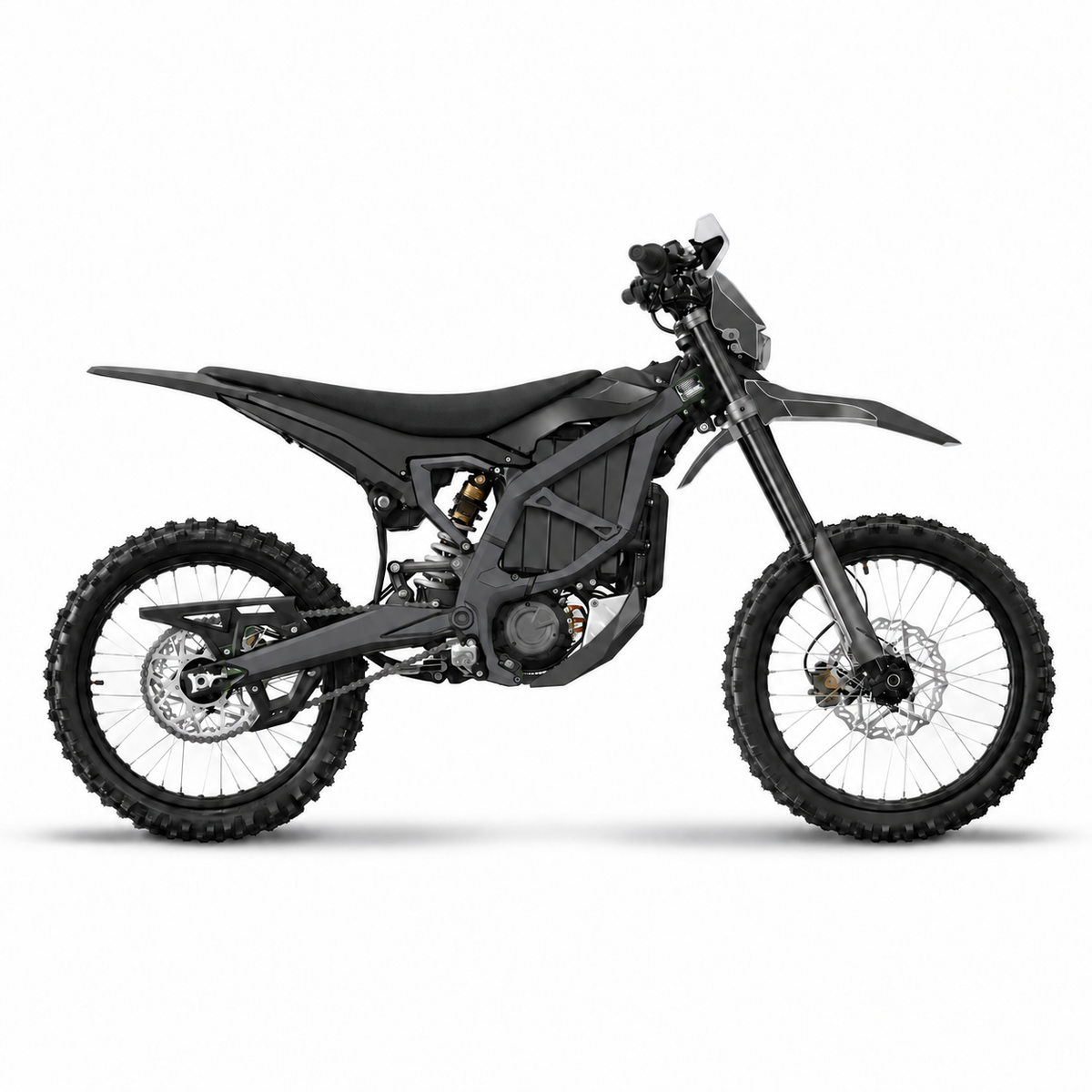 Surron Ultra Bee solid color frame wrap charcoal