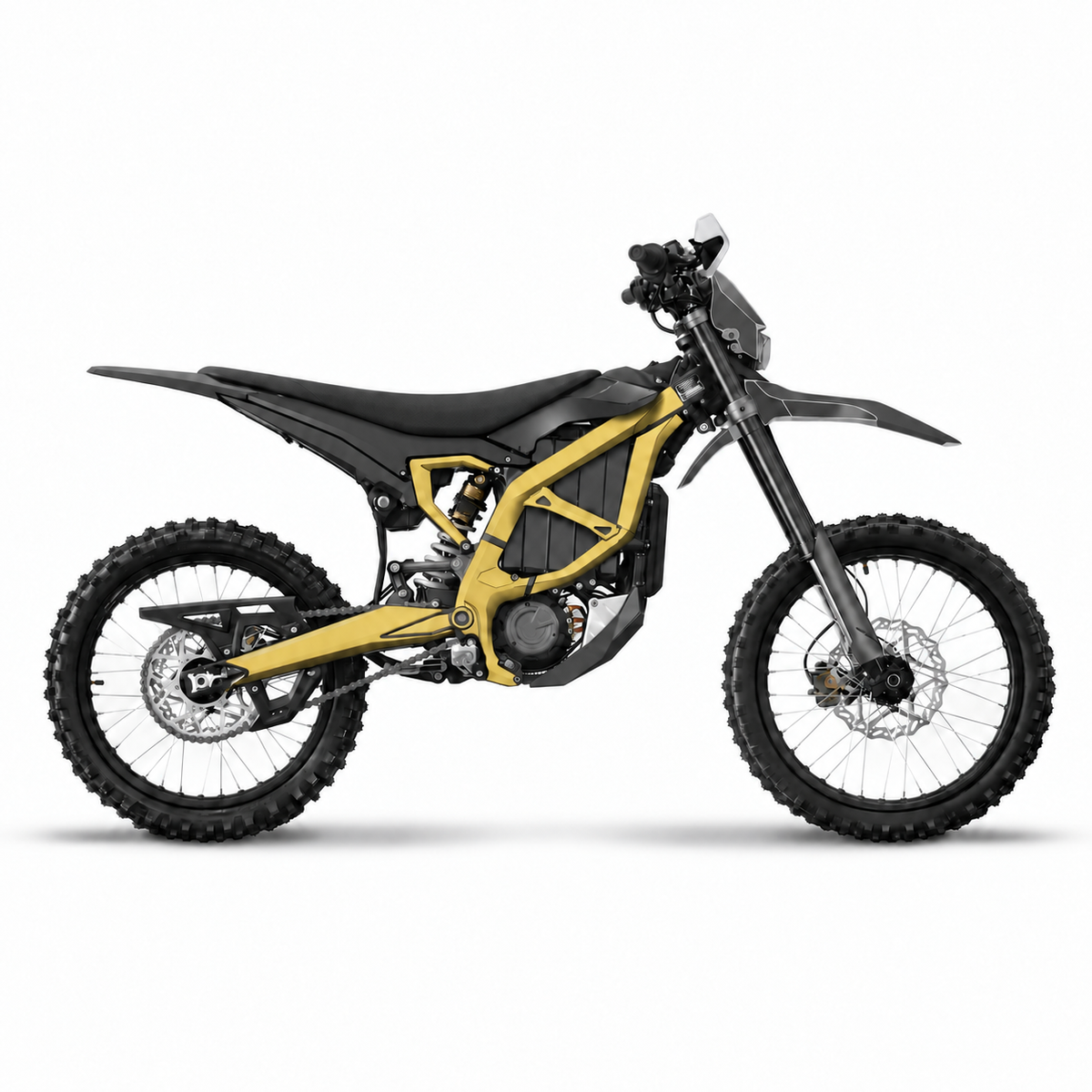 Surron Ultra Bee solid color frame wrap gold