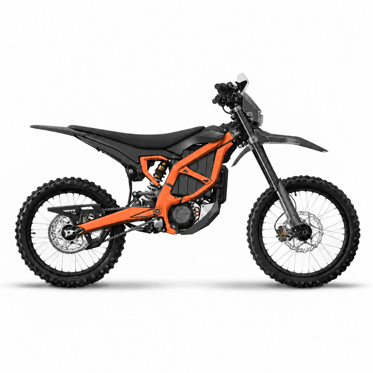 Surron Ultra Bee solid color frame wrap KTM orange