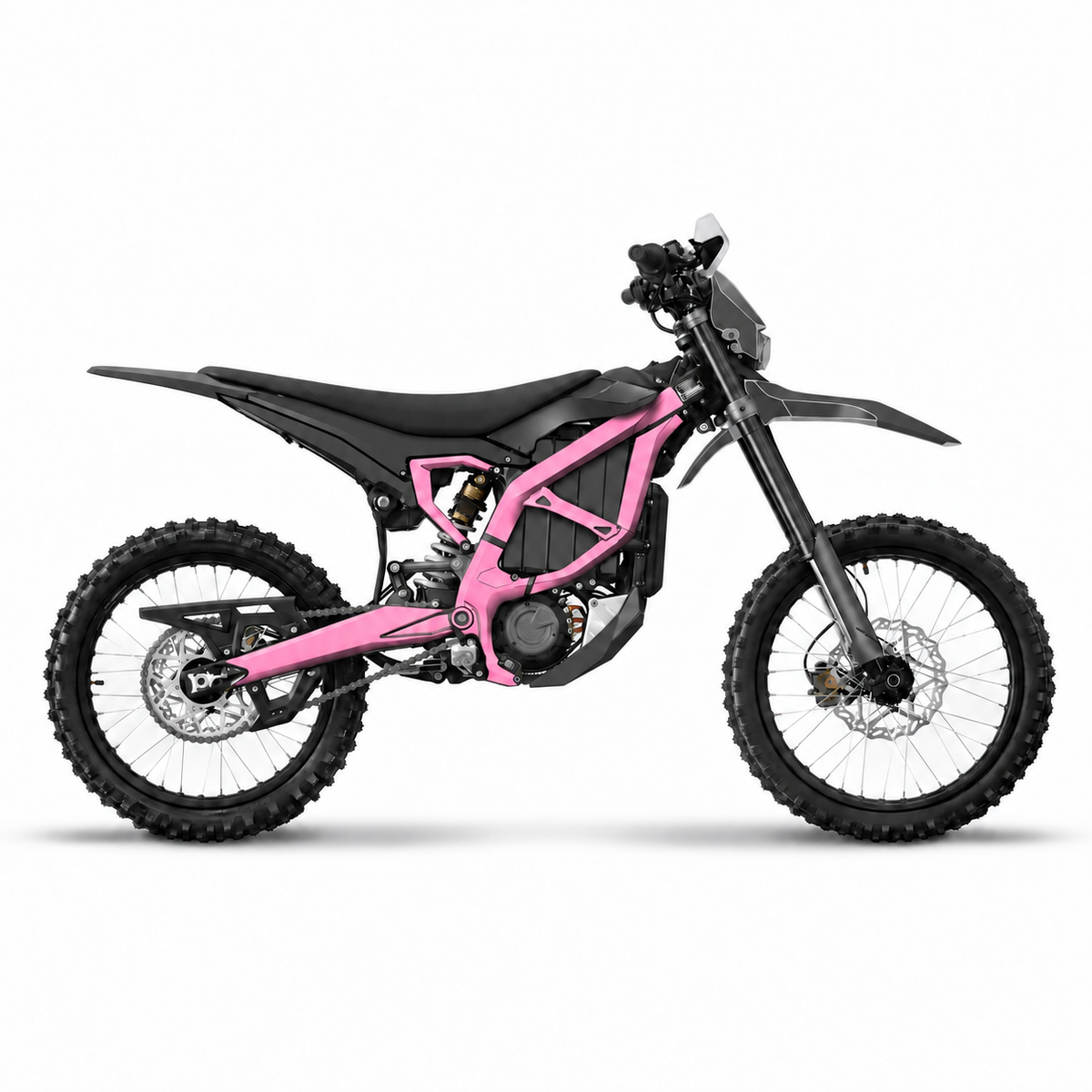 Surron Ultra Bee solid color frame wrap pink