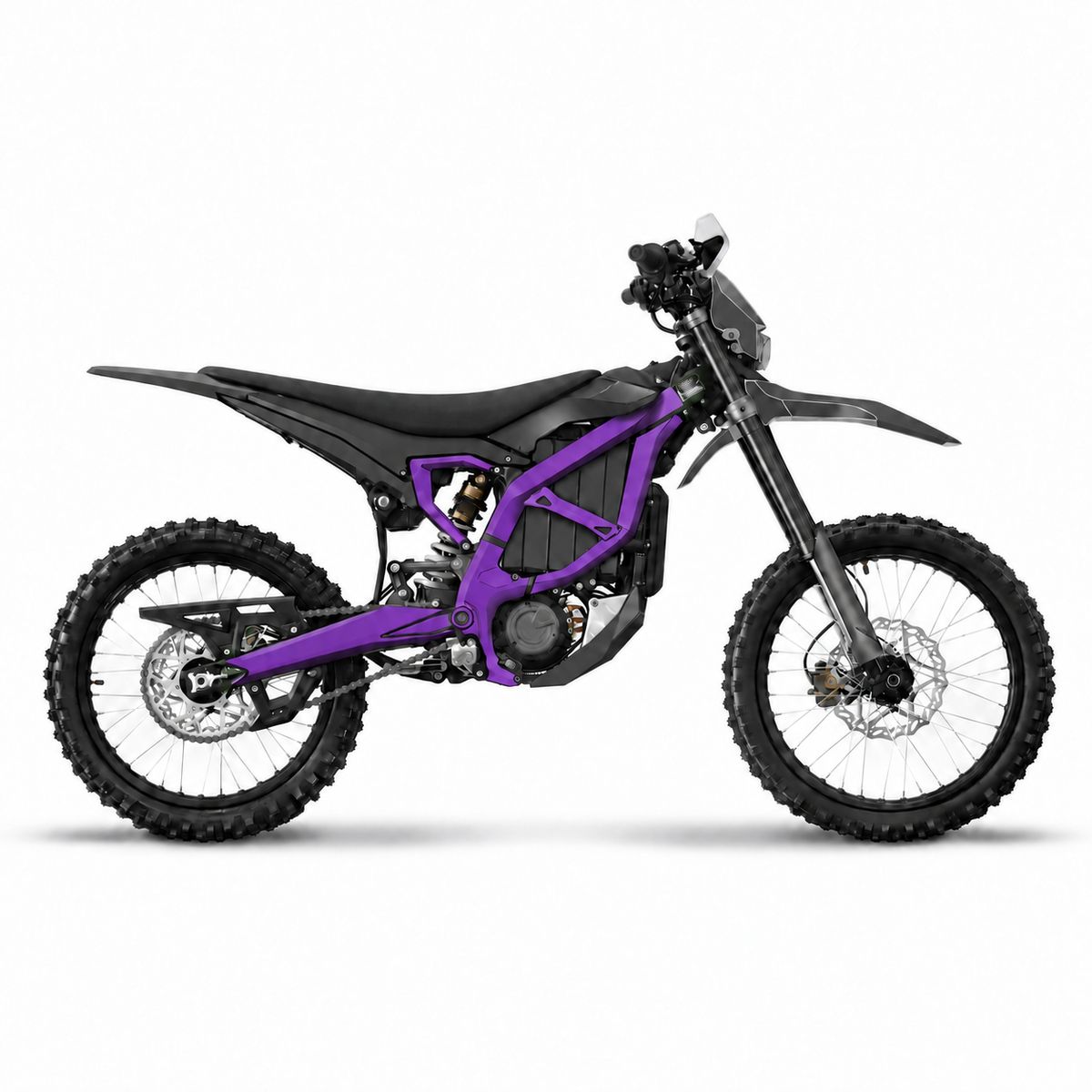 Surron Ultra Bee solid color frame wrap purple