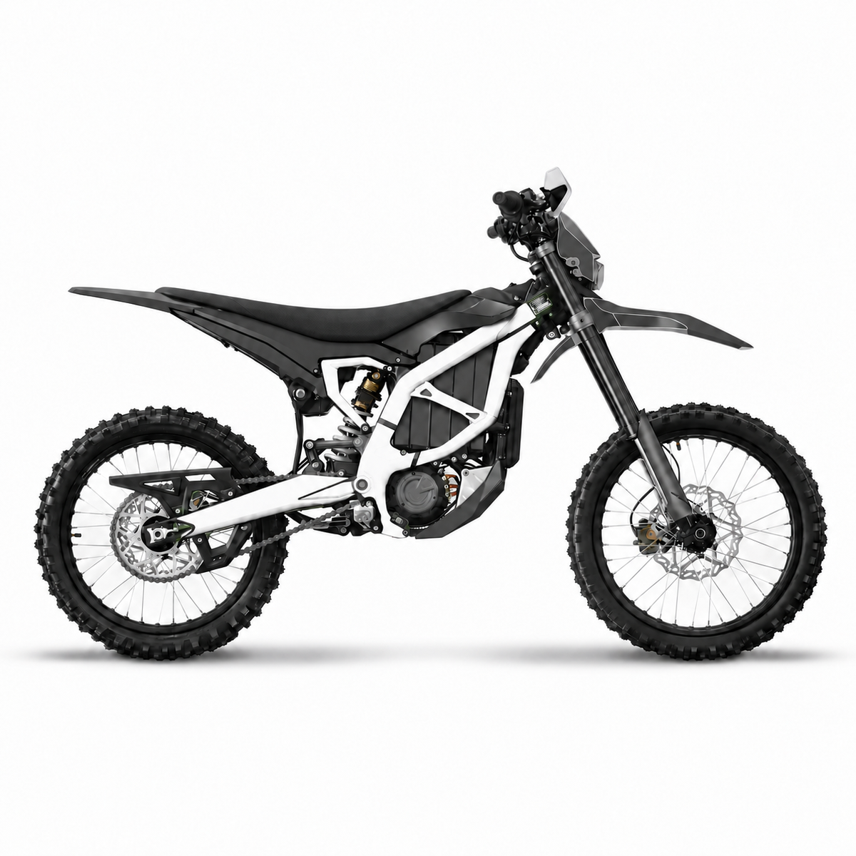 Surron Ultra Bee solid color frame wrap white