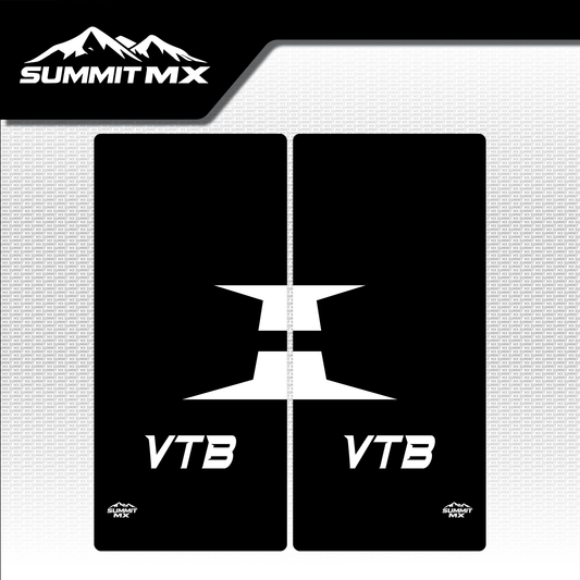 Ventus 72V 50Ah battery decal standard black design — Summit MX