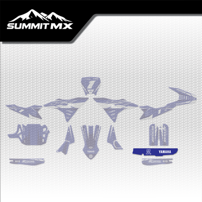 Yamaha Inspired Altis Delta Chain Guide Decal placement on the full kit