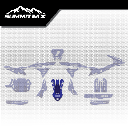 Yamaha Inspired Altis Delta Front Fender Decal placement on the full kit