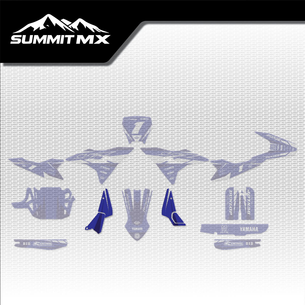 Yamaha Inspired Altis Delta Lower Shroud Decals placement on the full kit