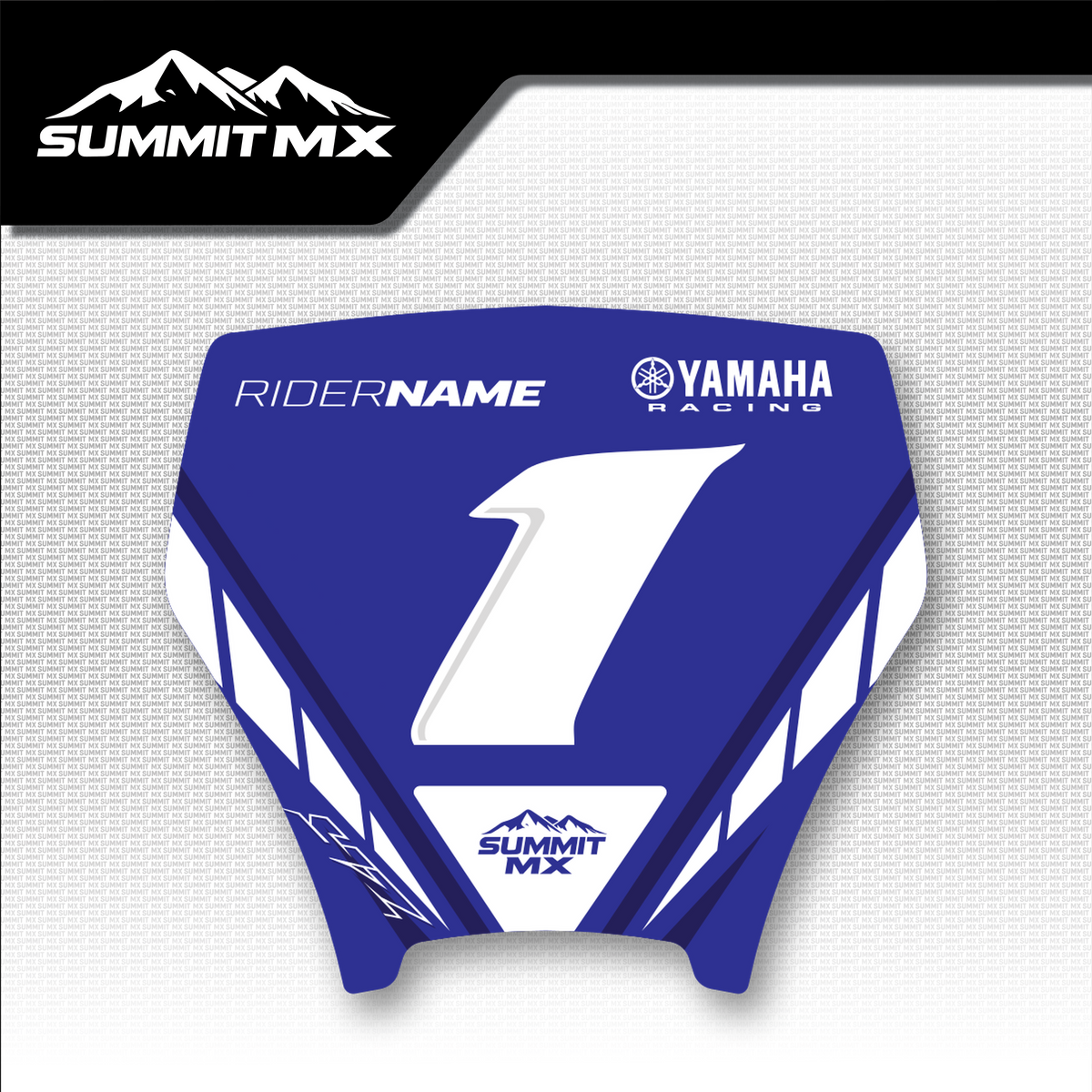 Yamaha Inspired Altis Delta Number Plate Decal