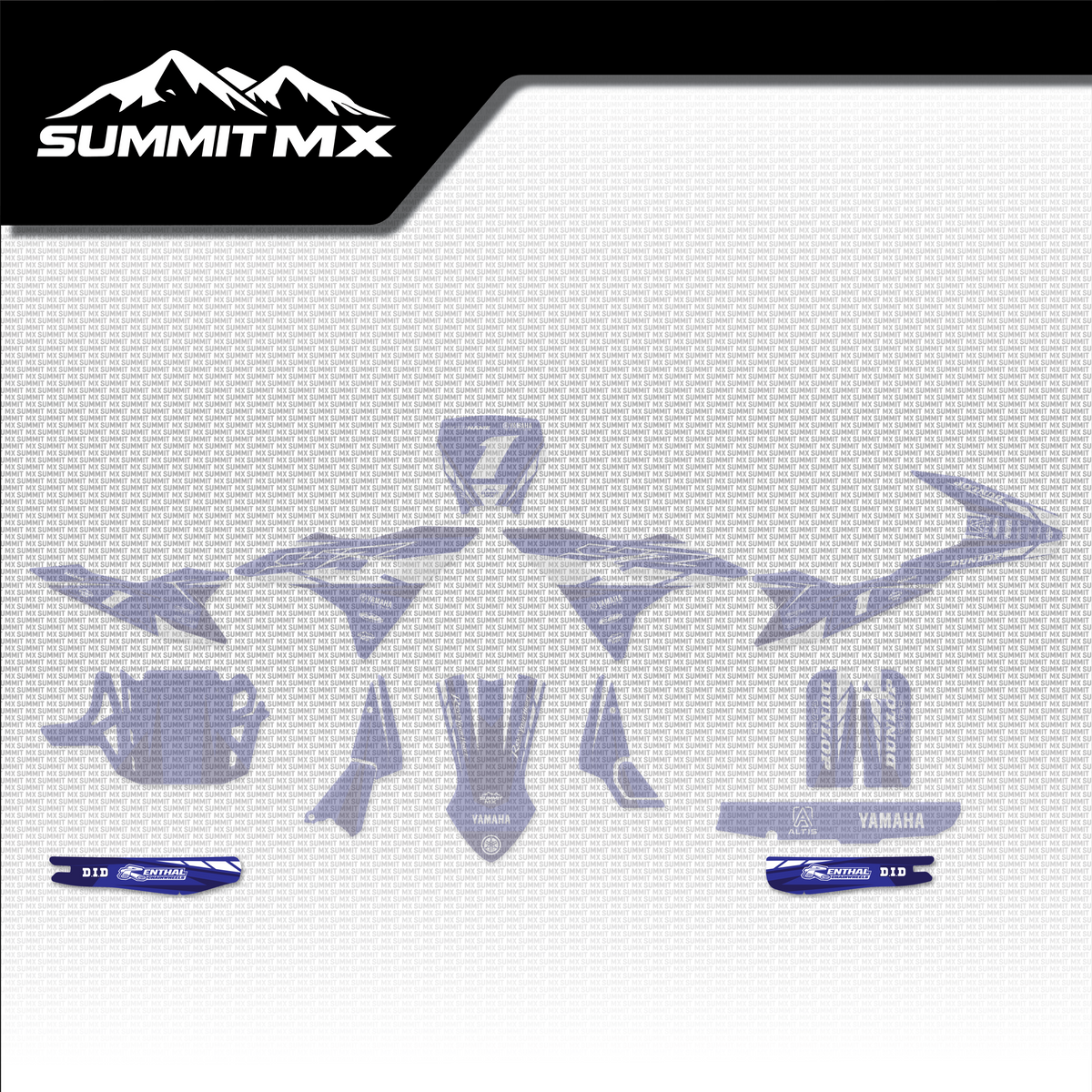 Yamaha Inspired Altis Delta Swing Arm Decal placement on the full kit