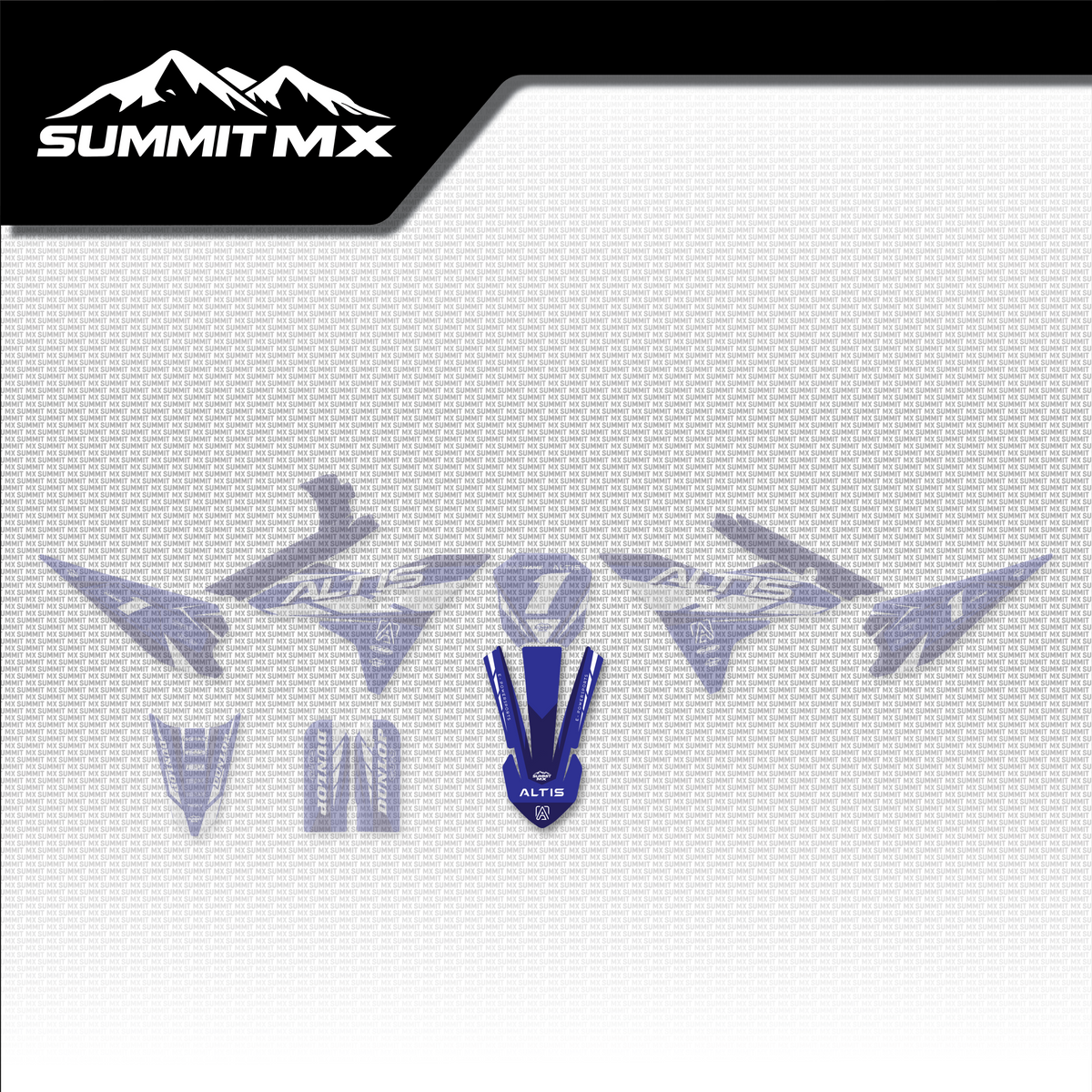 Yamaha Inspired Altis Sigma Front Fender Decal placement on the full kit