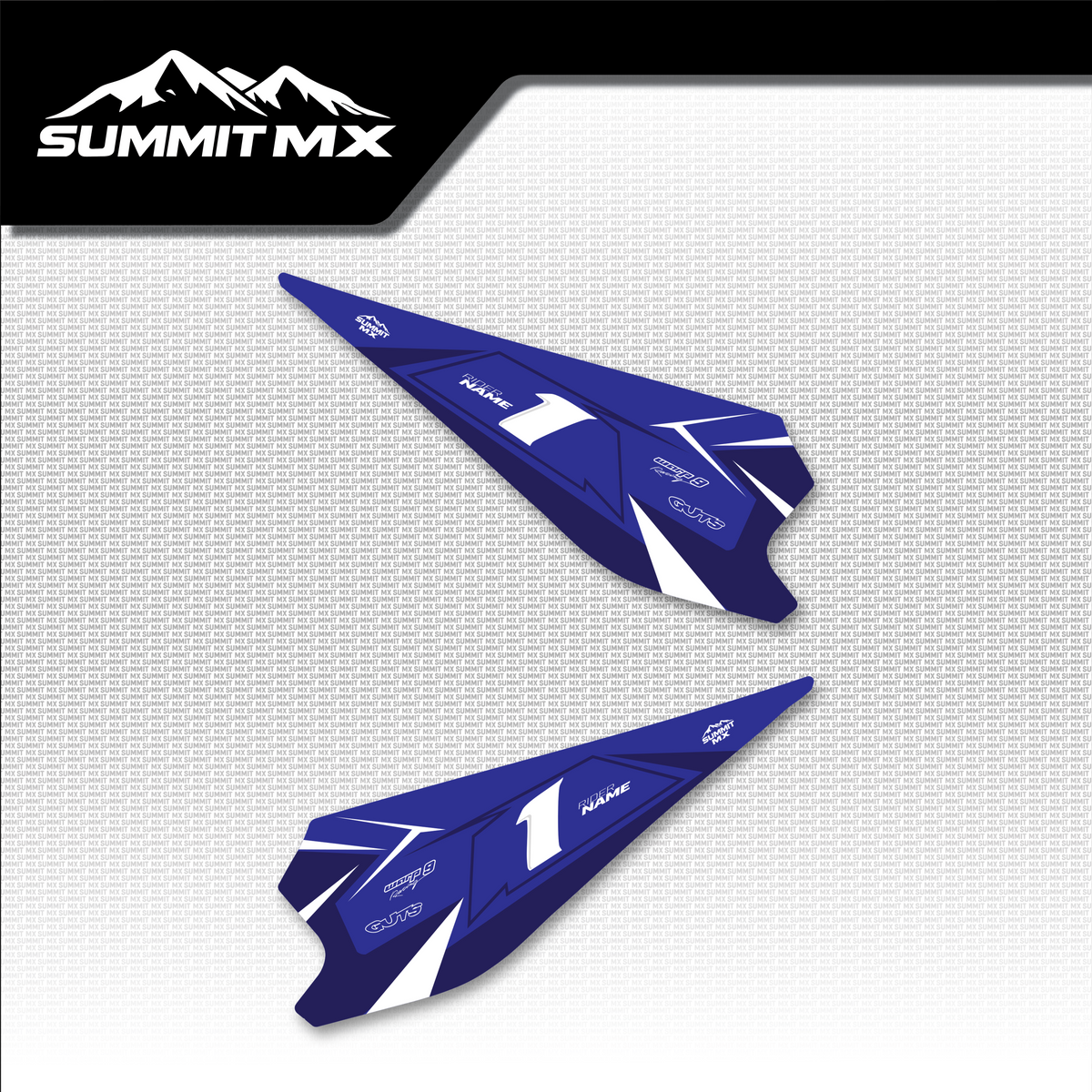 Yamaha Inspired Altis Sigma Side Number Plate Decals