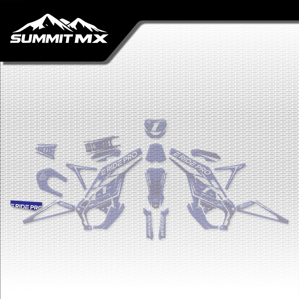 Yamaha Inspired E-Ride Pro Chain Guard Decal placement on the full kit