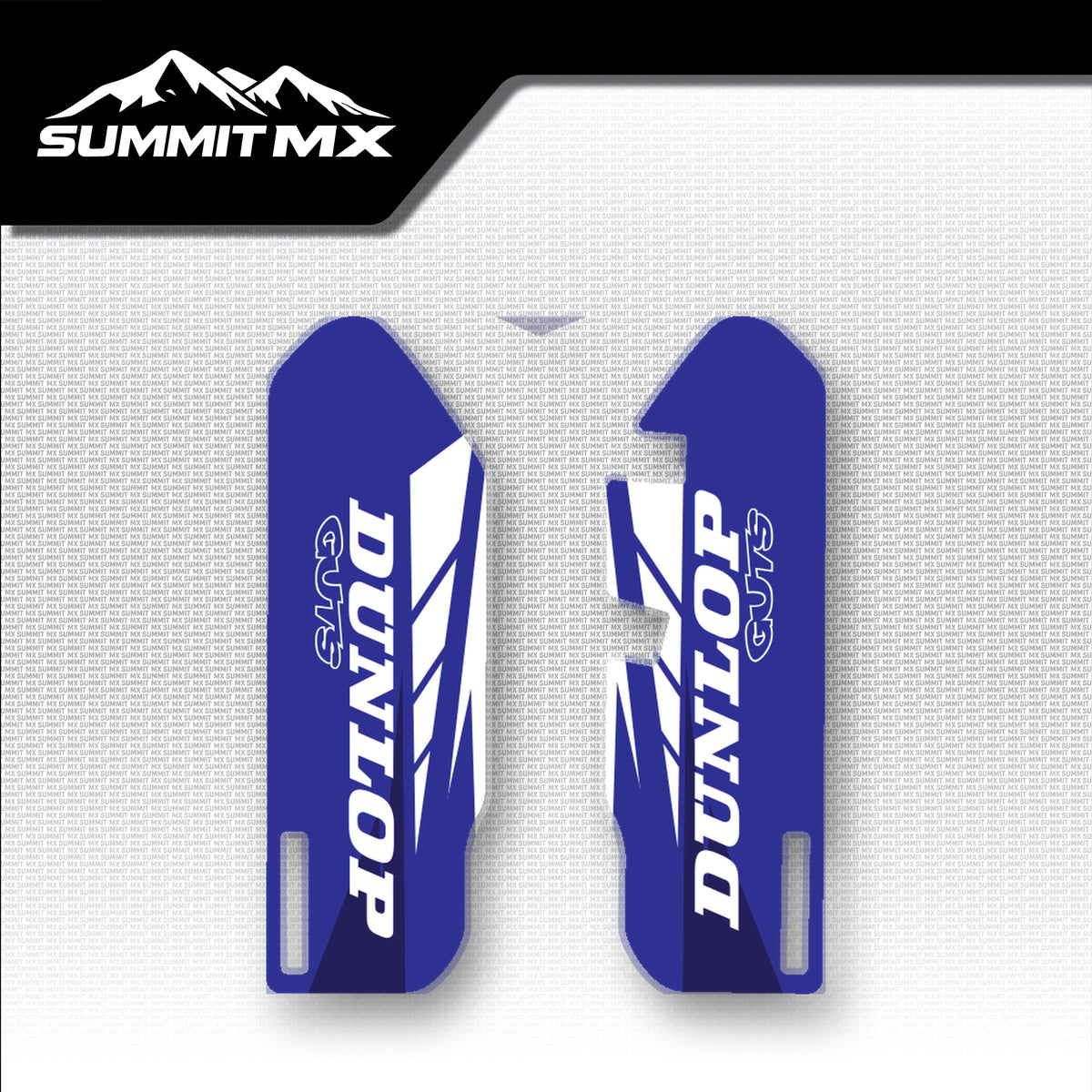 Yamaha Inspired E-Ride Pro 3.0 Fork Guard Decals placement on the full kit