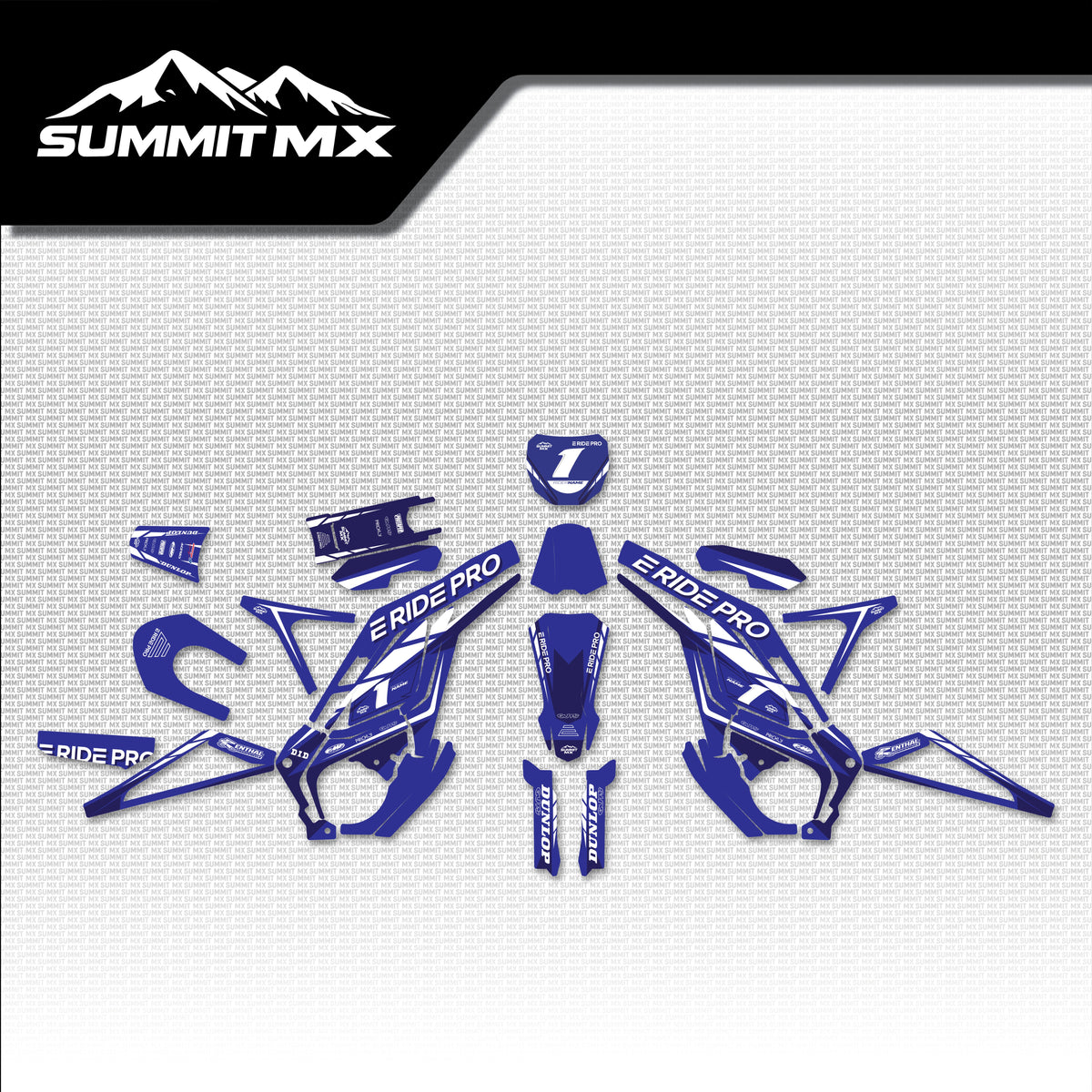 Yamaha Inspired E-Ride Pro Graphics Kit for the 1.0 and 2.0