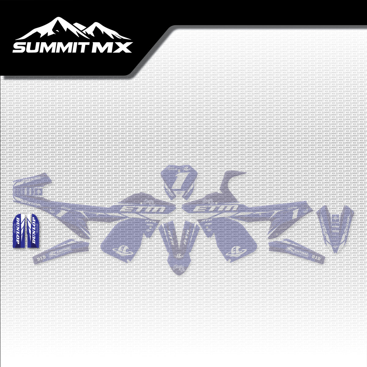 Yamaha Inspired ETM RTR Fork Guard Decals placement on the full kit