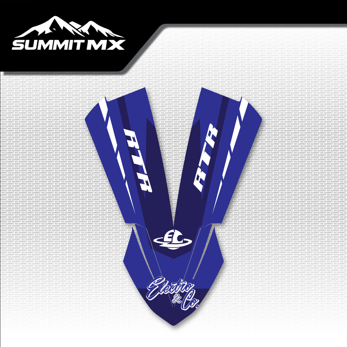 Yamaha Inspired ETM RTR Front Fender Decal