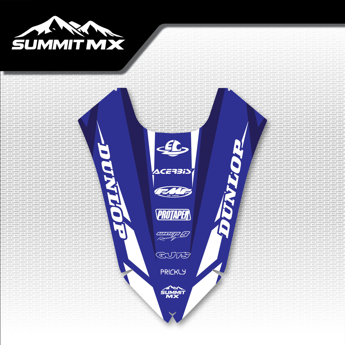 Yamaha Inspired ETM RTR Rear Fender Decal