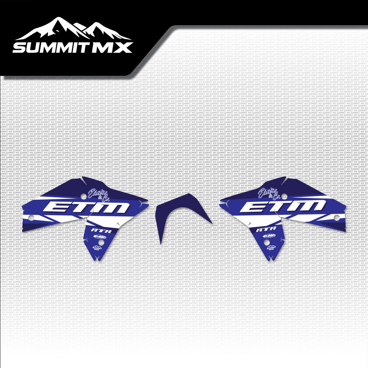 Yamaha Inspired ETM RTR Side Shroud Decals