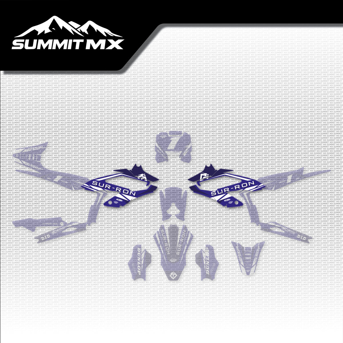 Yamaha Inspired Hyper Bee Side Shroud Decals placement on the full kit