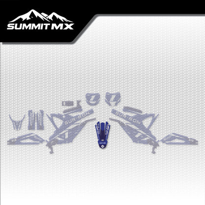 Yamaha Inspired Light Bee Front Fender Decal placement on the full kit