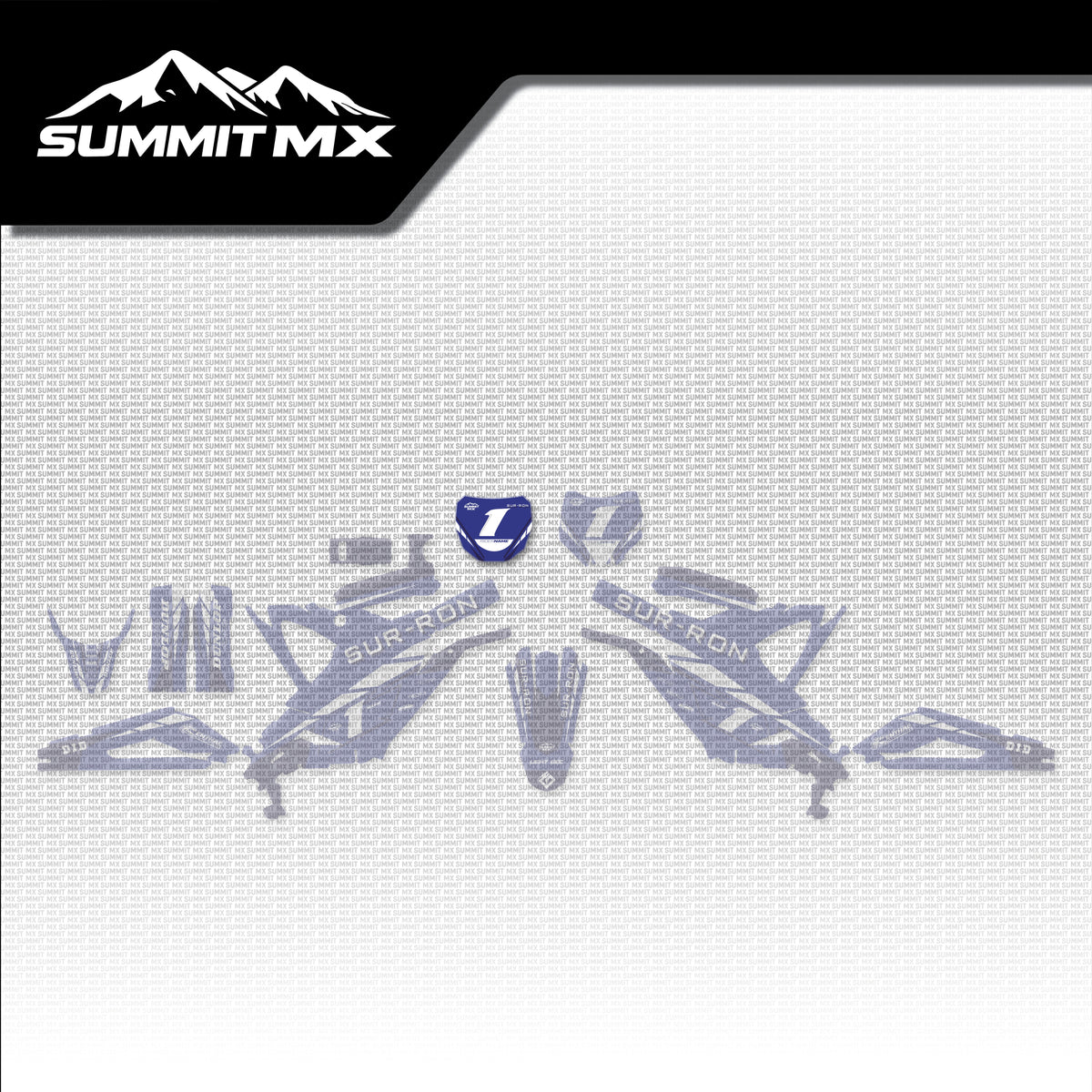 Yamaha Inspired Light Bee Number Plate Decal (2024 and Earlier) placement on the full kit
