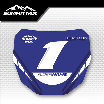 Yamaha Inspired Light Bee Number Plate Decal (2024 and Earlier)