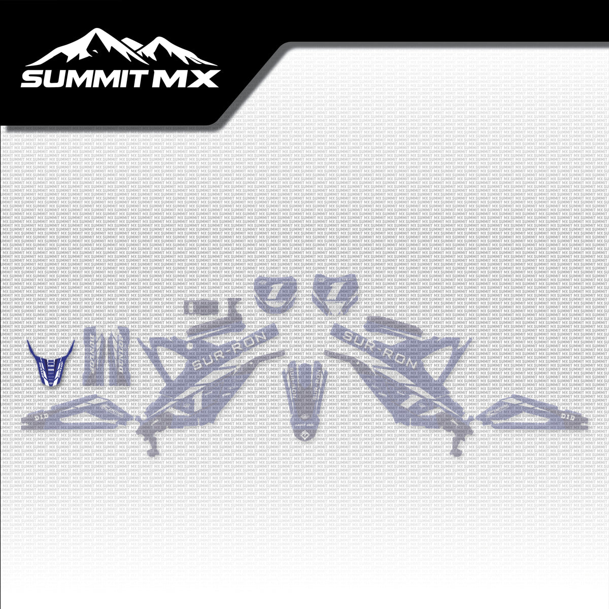 Yamaha Inspired Light Bee Rear Fender Decal placement on the full kit
