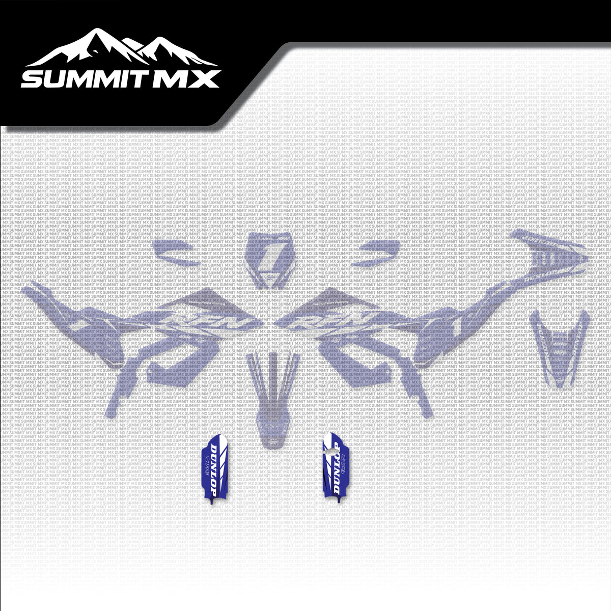 Yamaha Inspired RFN Warrior Pro SX-E15 Fork Guard Decals placement on the full kit