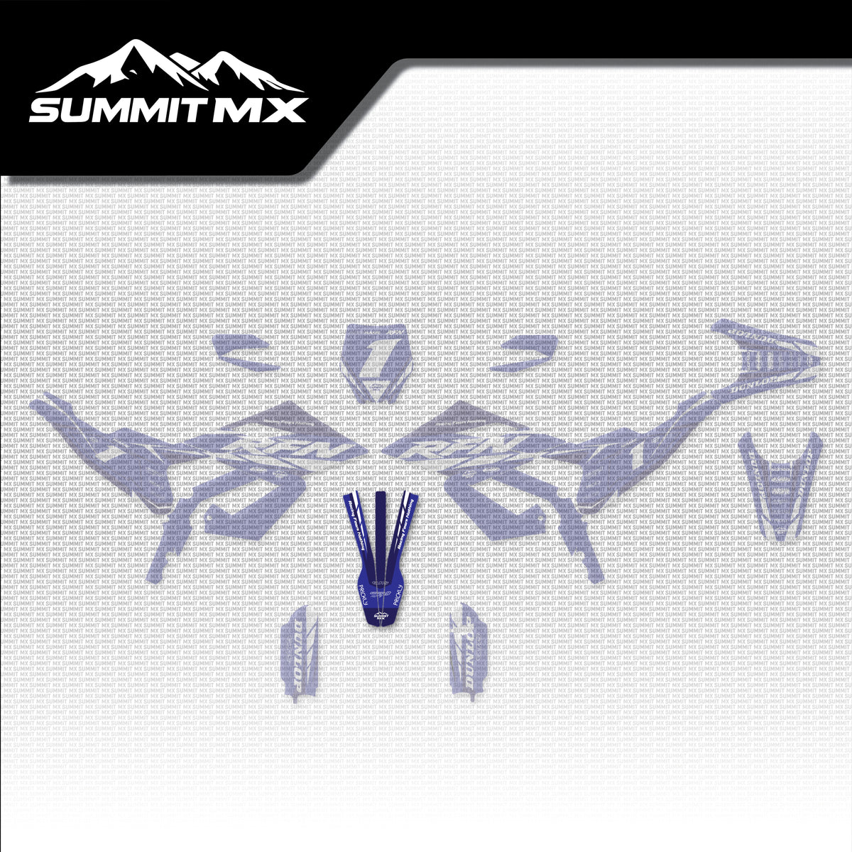 Yamaha Inspired RFN Warrior Pro SX-E15 Front Fender Decal placement on the full kit