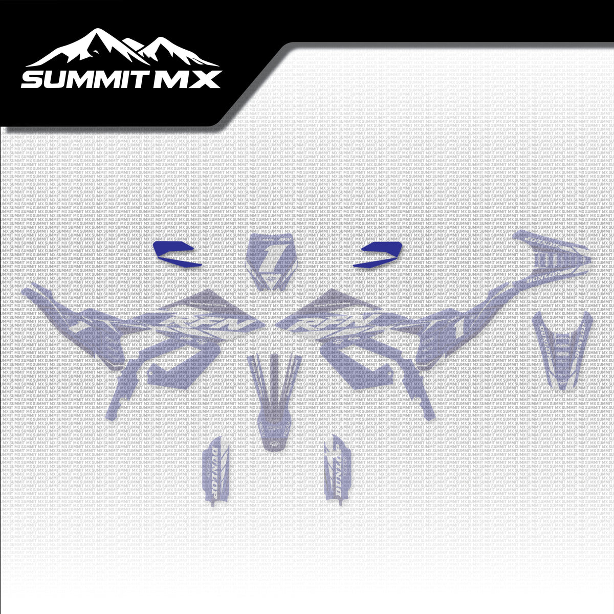 Yamaha Inspired RFN Warrior Pro SX-E15 Handguard Decals placement on the full kit