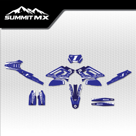 Yamaha Inspired Storm Bee graphics kit full artwork layout by Summit MX