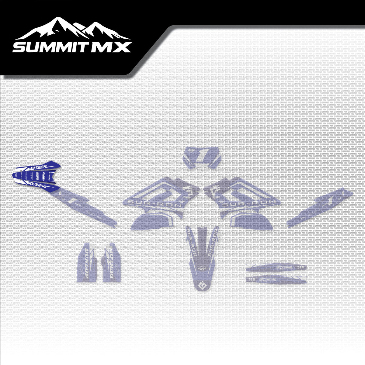 Yamaha Inspired Storm Bee Rear Fender Decal placement on the full kit