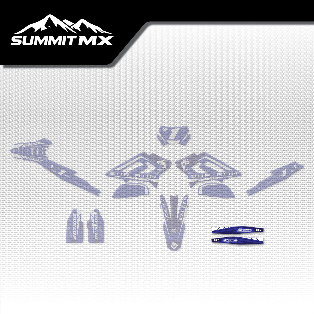 Yamaha Inspired Storm Bee Swing Arm Decals placement on the full kit